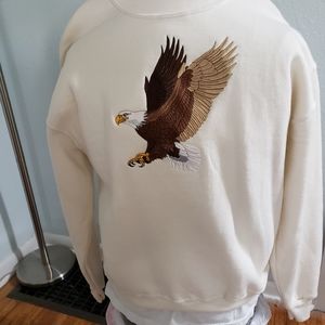 Eagle embroidered sweatshirt
